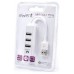 HUB EWENT USB 2.0 HIGH SPEED USB-A 4 PUERTOS BLANCO