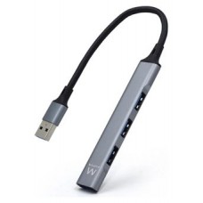 HUB EWENT USB 3.2 GEN 1 USB-A 1 PUERTO USB 3.2 GEN1 + 3 PUERTOS USB 2.0