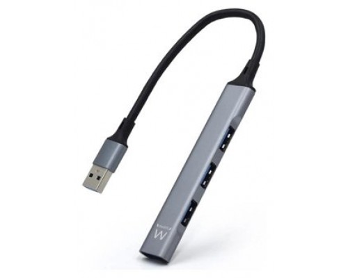 HUB EWENT USB 3.2 GEN 1 USB-A 1 PUERTO USB 3.2 GEN1 + 3 PUERTOS USB 2.0