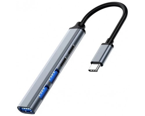 HUB EWENT USB 3.2 GEN TIPO-C GRIS