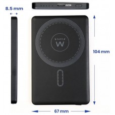 POWER BANK EWENT ULTRASLIM MAGSAFE 5000 MAH PD 20W 1XUSB-C