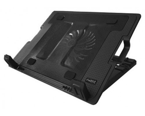 BASE EWENT PORTATIL+1 SILENT SPEED UP TO 17"- 2 PUERTOS USB