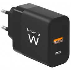 CARGADOR MOVIL EWENT RAPIDO USB-C/A 45W