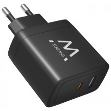 CARGADOR MOVIL RAPIDO EWENT 2PUERTOS (USB-C/A) 65W