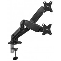 SOPORTE MONITOR EWENT FLEXIBLE 2 MONITOR PLANO 9KG 17"-34" VESA 75x75 o 100x100