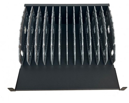 ESTANTE EWENT CON 12 RANURAS  DE CARGA PARA PORTATILES 483x360x190mm