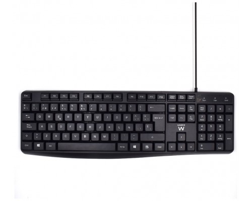 TECLADO USB EWENT BUSINESS ESPAÑOL ESCRITURA SILENCIOSA