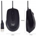 RATON USB EWENT OPTICO 1000 DPI CLIC SILENCIOSO NEGRO