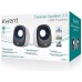 ALTAVOCES EWENT 2.0 5 W RMS CONTROL DE VOLUMEN USB BLANCO/NEGRO