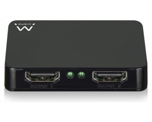 SPLITTER HDMI EWENT 4K 30HZ 1 ENTRADA 2 SALIDAS ALIMENTACION USB
