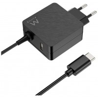 CARGADOR PORTATIL EWENT USB C 45W PUERTO ADICIONAL USB A