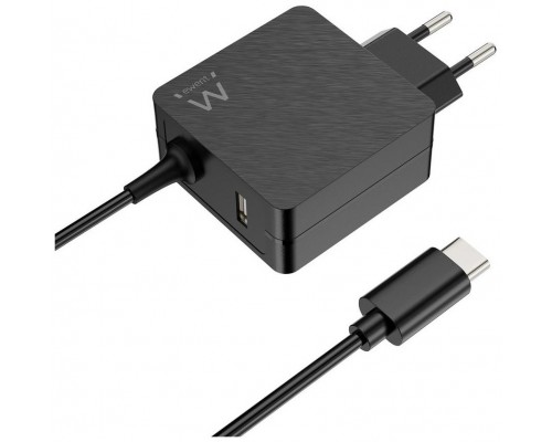 CARGADOR PORTATIL EWENT USB C 45W PUERTO ADICIONAL USB A