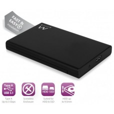 CAJA EXTERNA EWENT USB 3.2 GEN 1 2.5 SATA SIN TORNILLOS