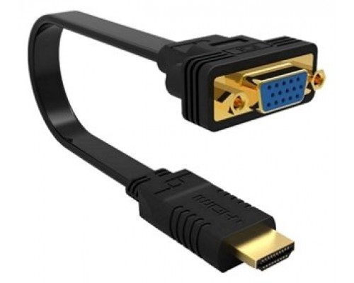 CABLE CONVERTIDOR EWENT HDMI MACHO - VGA HEMBRA 0,20 METROS