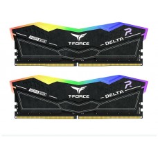 DDR5 TEAMGROUP T-FORCE DELTA RGB 16GB X2 6400 NEGRO-DI13 DDR5 TEAMGROUP T-FORCE DELTA RGB 16GB X2 6400 NEGRO