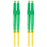 LATIGUILLO FIBRA 2M LANBERG MONO LC/APC-LC/UPC DUPLEX G657A1 LSZH AMARILLO