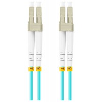 CABLE DE FIBRAOPTICA LANBERG 5M MULTI LC/UPC-LC/UPC DUPLEX OM3 50/125 LSZH  AZUL