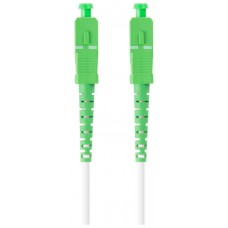 CABLE DE FIBRAOPTICA LANBERG 30M MONO SC/APC-SC/APC SIMPLEX G657A2 LSZH BLANC