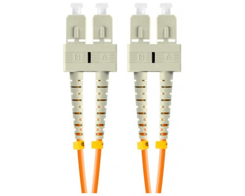 CABLE DE FIBRAOPTICA LANBERG 2M MULT SC/UPC-SC/UPC DUPLEX OM2 50/125 LSZH NARAJ