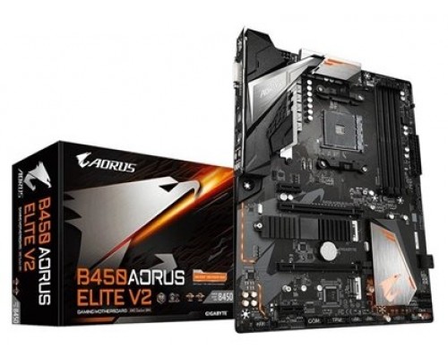 PLACA BASE GIGABYTE B450 AORUS ELITE V2 AM4 ATX 4XDDR4