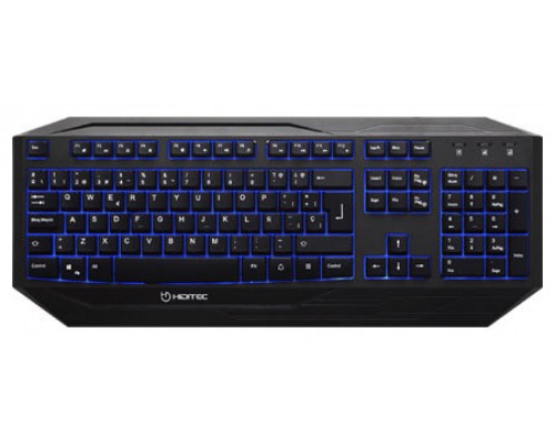 TECLADO HIDITEC GAMING GK200 RETROILUMINADO MEMBRANAS MULTIMEDIA