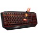 TECLADO HIDITEC GAMING GK200 RETROILUMINADO MEMBRANAS MULTIMEDIA