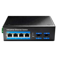 SWITCH CUDY 4-PORT GIGABIT INDUSTRIAL POE WITH 2 GIGABIT SFP PORT