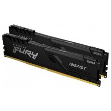 DDR4 KINGSTON 2X8GB 3600 FURY BEAST NEGRO