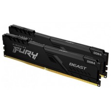 DDR4 KINGSTON 2X8GB 3600 FURY BEAST NEGRO