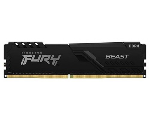 DDR4 KINGSTON 16GB 3600 FURY BEAST NEGRO