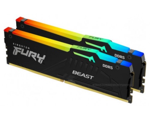 DDR5 KINGSTON 2x 16GB 5200 FURY BEAST RGB