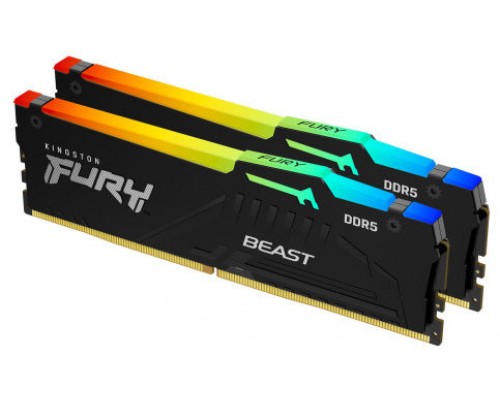 DDR5 KINGSTON 2x 16GB 6000 RGB FURY BEAST EX
