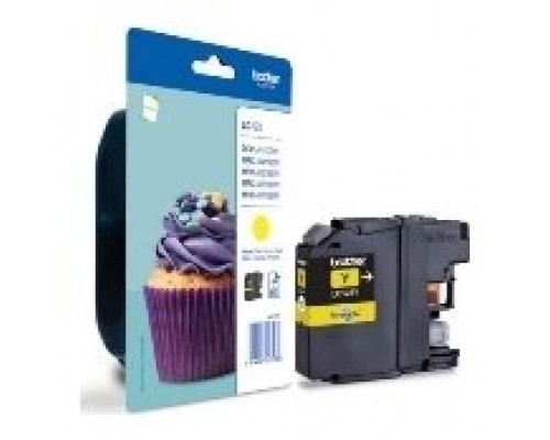 TINTA BROTHER LC123YBP AMARILLO