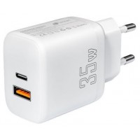 CARGADOR LEOTEC 35W 1 USB C PD+1 USB A NEGRO COMPATIBLE CON APPLE Y SAMSUNG