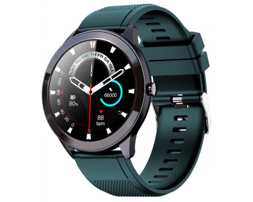 SMARTWATCH LEOTEC 1,28" MULTISPORT WAVE VERDE PANTALLA REDONDA