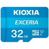 MICRO SD KIOXIA 32GB EXCERIA UHS-I C10 R100 CON ADAPTADOR