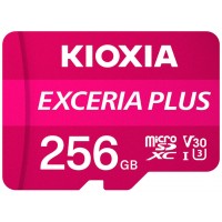 MICRO SD KIOXIA 256GB EXCERIA PLUS UHS-I C10 R98 CON ADAPTADOR