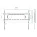 SOPORTE PARED PANTALLAS 43-90" NEGRO