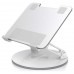 SOPORTE SOBREMESA AISENS AJUSTABLE GIRATORIO PORTATIL/TABLET 7"-13" PLATA