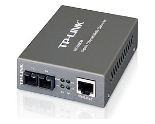 CONVERSOR MEDIOS TP LINK MC200CM MULTI MODE SC/UPC - RJ45 GIGA 0,55KM