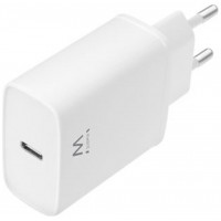 CARGADOR MOVIL EWENT USB-C AC PD 1 PUERTO (20W) BLANCO