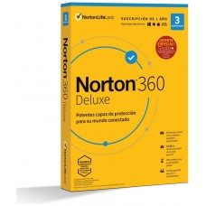 NORTON 360 DELUXE 25GB ES 1 USER 3 DEVICE 12MO GENERIC1 RSP MM GUM