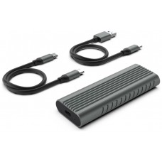 CAJA EWENT USB 3.2 GEN2 USB-C M.2 NVME SSD SIN TORNILLOS USB C-C Y USB C-A