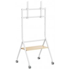 EWENT SOPORTE DE SUELO PARA TV DE 37 A 86 ALTURA AJUSTABLE, BLANC