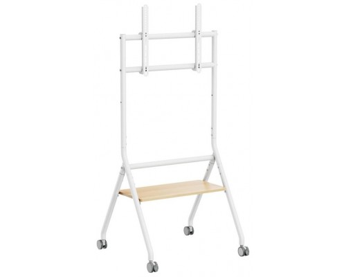 EWENT SOPORTE DE SUELO PARA TV DE 37 A 86 ALTURA AJUSTABLE, BLANC