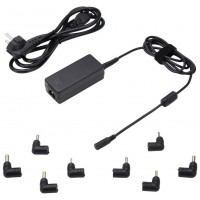 EWENT CARGADOR AUTOMATICO UNIVERSAL NOTEBOOK 45W CON 8 PUNTAS-3DI EWENT CARGADOR AUTOMATICO UNIVERSAL NOTEBOOK 45W CON 8 PUNTAS