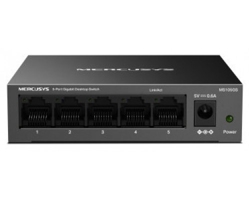 SWITCH MERCUSYS MS150GS DESKTOP 5 PORT GIGABIT