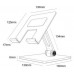 SOPORTE TABLET AISENS SOBREMESA XXL AJUSTABLE (2 PIVOTES)