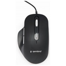 RATON GEMBIRD MUS-6B-02 OPTICAL LED 3600 DPI NEGRO USB