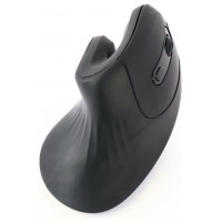 RATON OPTICO INALAMBRICO GEMBIRD ERGONOMICO DE 6 BOTONES, NEGRO